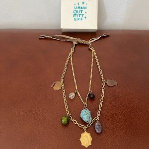 Urban Outfitters Vintage Charm Necklace